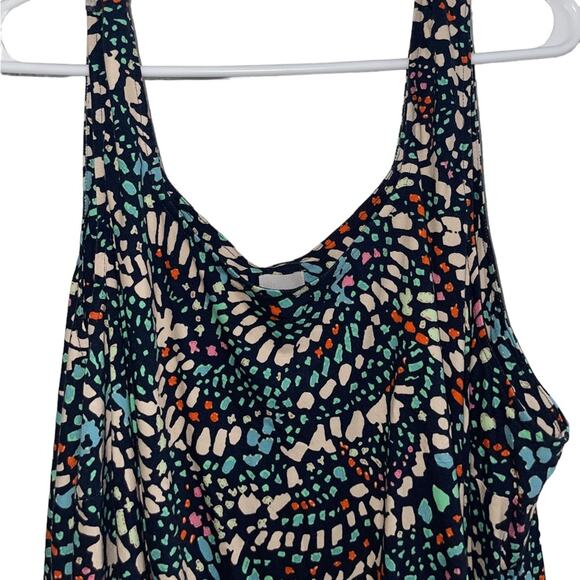 NWT! Nic + Zoe Mosaic Dots Colorful Sleeveless Sheath Dress - Size 2X - Picture 7 of 12